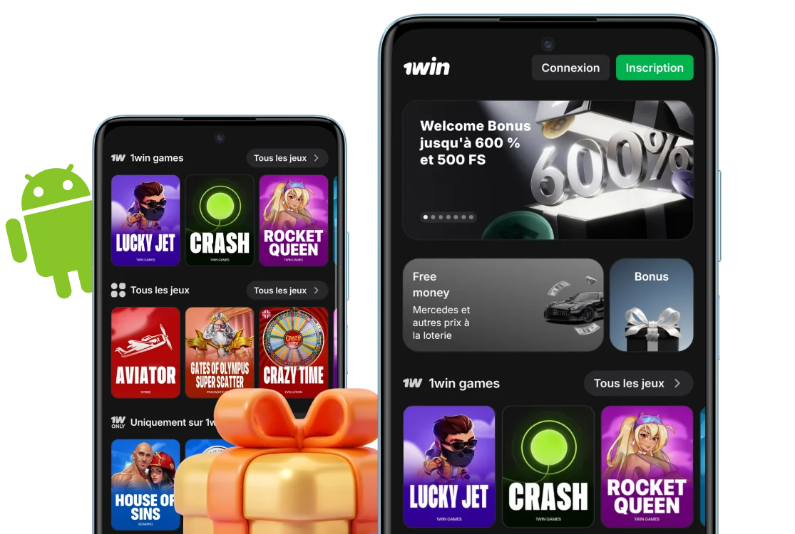 L'application 1win Côte d'Ivoire propose aux joueurs des jeux, des paris et un bonus de bienvenue de 500 %